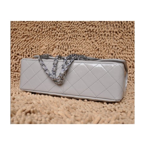 Chanel A28600 Nero Vernice Borse Jumbo Flap Con Silver Hw