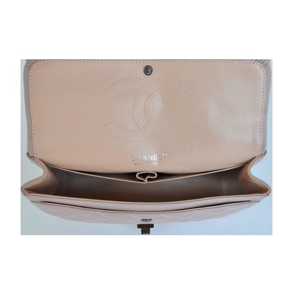 Chanel A30226 Rosa Chiaro Vitello Flap Bag In Pelle Con Una Pist