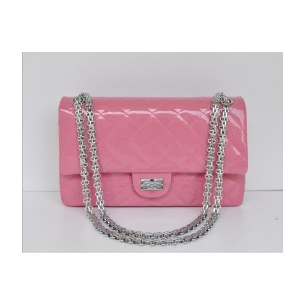 Chanel A30226 Brevetti Flap Borse In Pelle Di Pesca Con Silver H