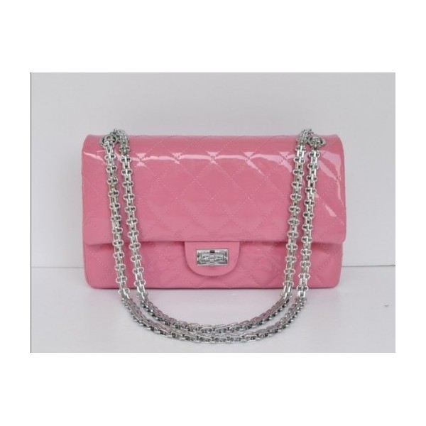 Chanel A30226 Brevetti Flap Borse In Pelle Di Pesca Con Silver H