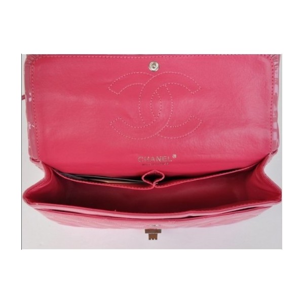 Chanel A30226 Brevetti Flap Borse In Pelle Di Pesca Con Silver H