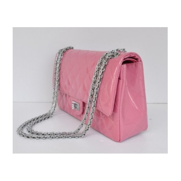 Chanel A30226 Brevetti Flap Borse In Pelle Di Pesca Con Silver H