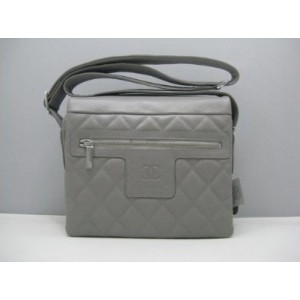 Chanel A48616 Trapuntato Grigio Caviar Borse A Tracolla In Pelle