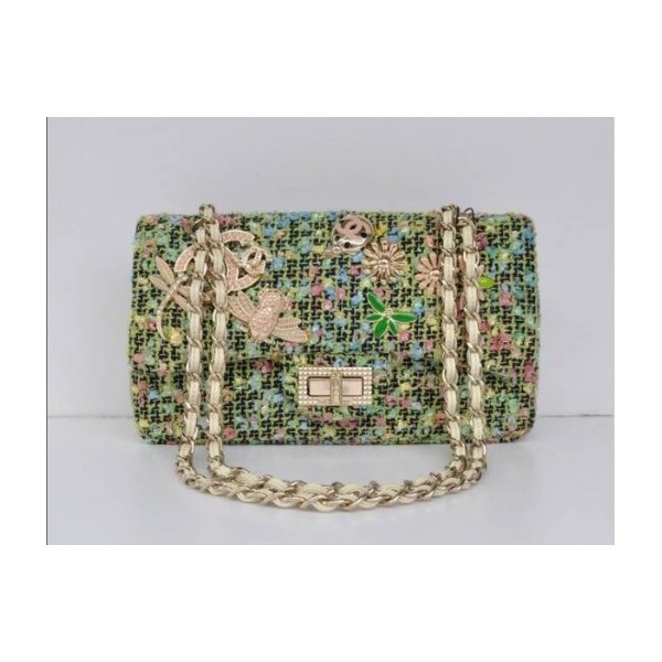 Chanel A49464 Borse Classic Flap In Tweed Con Fantasy Gioi