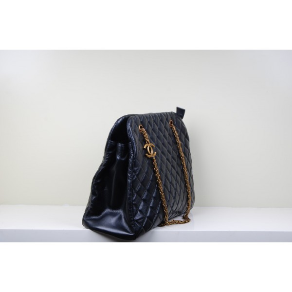 Chanel A49855 Grande Tote Borse Nero Agnello