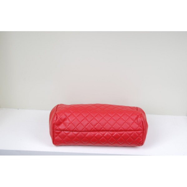 Chanel A49855 Red Agnello Bag Large