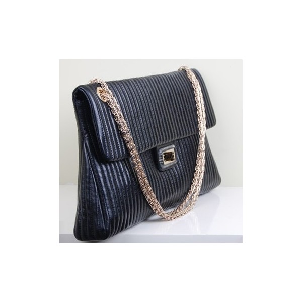 Chanel A50290 Flap Borse In Pelle Di Agnello Nero Classico