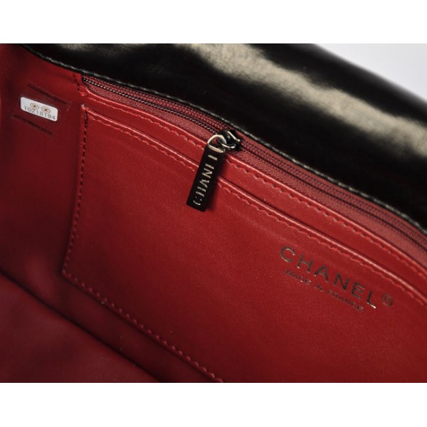 Chanel A50311 Brevetti Perforato Borse Classic Flap Nero Multi