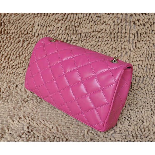 Chanel A50362 Borse Classic Flap Rosa In Pelle Di Vitello Con Fi