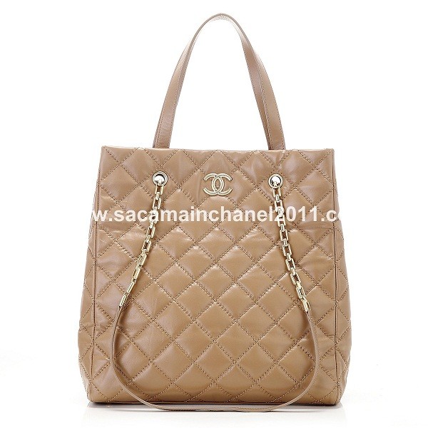 Chanel Bag A50276 Albicocca Vitello Grande Con Oro Hw