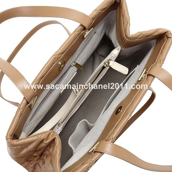 Chanel Bag A50276 Albicocca Vitello Grande Con Oro Hw