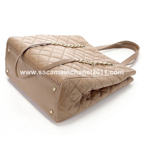 Chanel Bag A50276 Albicocca Vitello Grande Con Oro Hw