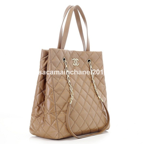 Chanel Bag A50276 Albicocca Vitello Grande Con Oro Hw