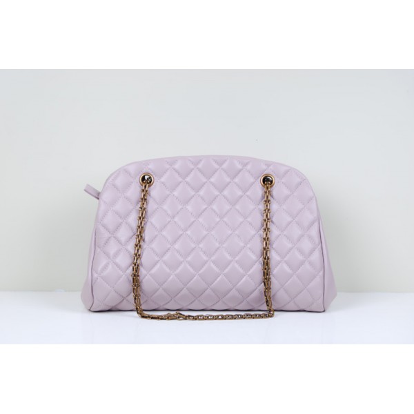 Chanel Quilted Agnello Bag A49854 Grande Viola Chiaro