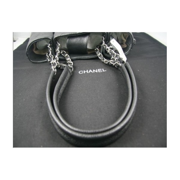 Chanel In Pelle Con Zip 2011 Borse A Spalla Caviar Black