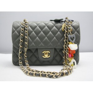 Giorno Di San Valentino Chanel 2011 Flap Borse Agnello Grigio Co