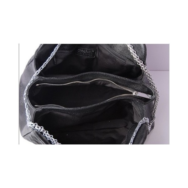 Borse Chanel A49854 In Pelle Caviar Black Con Shw