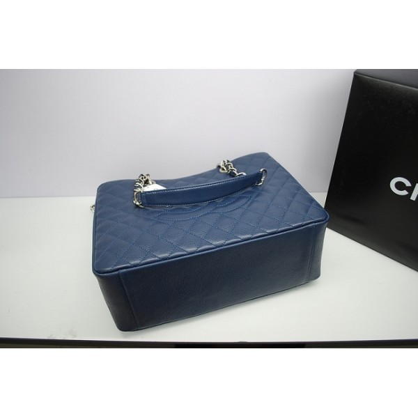 Borse Chanel A50995 Dark Blue Caviar Gst Con Ecs Di Commercio