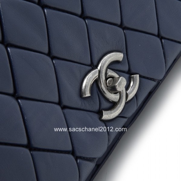 Borse Chanel Flap 2012 Navy Retro Shw Vitello