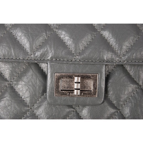 Borse Chanel Flap A66738 In Pelle Di Vacchetta Grigio