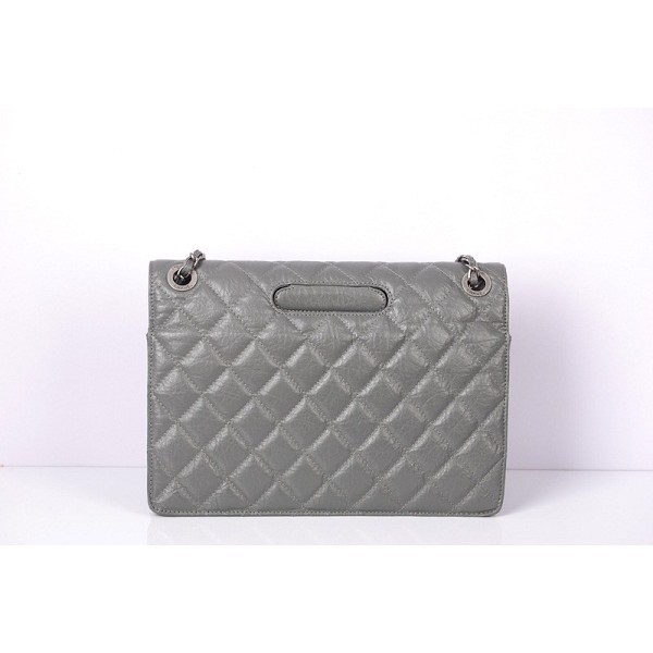 Borse Chanel Flap A66738 In Pelle Di Vacchetta Grigio