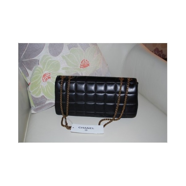 Borse Chanel Flap In Pelle Di Agnello Nero Con 2012 Chiusura Gio