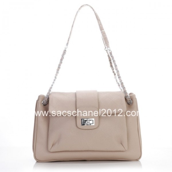 Chanel 2012 Albicocca Pelle Borse Caviar Con Silver Perdere