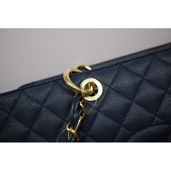 Chanel 2012 Borse Grandi In Pelle Blu Caviar Gst Scuro Con Ghw