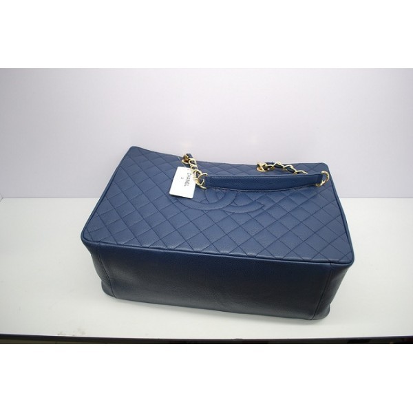 Chanel 2012 Borse Grandi In Pelle Blu Caviar Gst Scuro Con Ghw