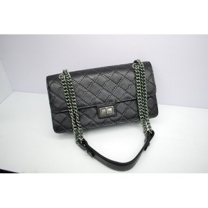 Chanel 2012 Flap Borse In Pelle Di Vitello Nero Con Shw Vintage