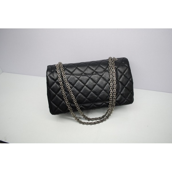 Chanel 2012 Nero Vene Elephant Flap Borse In Pelle