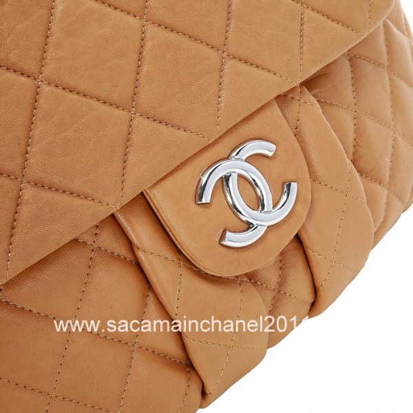 Chanel A49889 Albicocca Vitello Classico Grand Messenger Borse