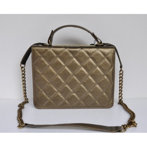 Chanel A66816 Flap Borse In Ottone Vitello