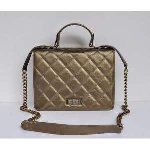 Chanel A66816 Flap Borse In Ottone Vitello