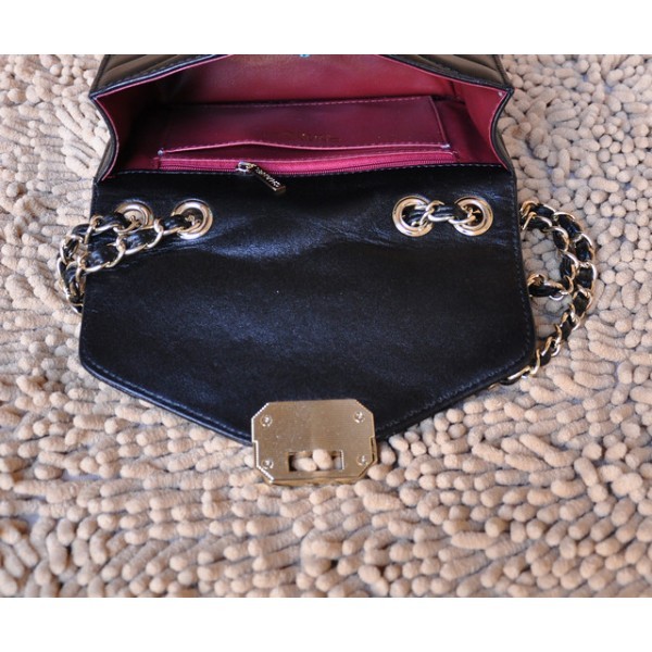 Chanel A66838 Trapuntato Borsa In Pelle Di Agnello Nero Con Ghw