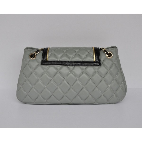 Chanel A66914 Agnello Fisarmonica Grigio Con La Signorina