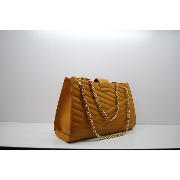 Chanel Bag 2012 Agnello Gabrielle Brown Con Oro