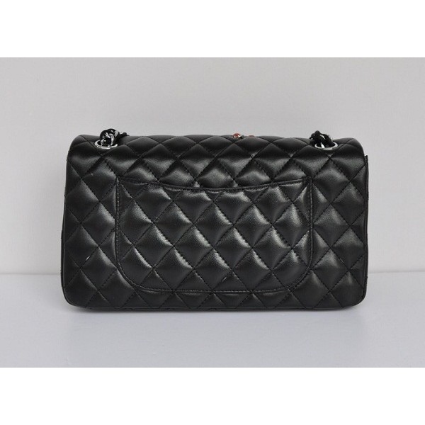 Chanel Coccinella A01112 Borse Impreziosito Flap In Black Lamb