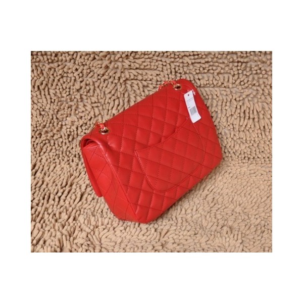 Chanel San Valentino Flap Borse Serie Red Agnello Con Oro Hw