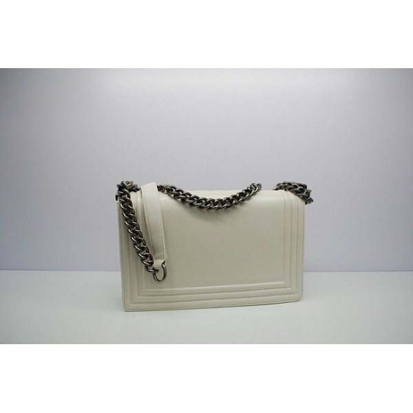 Borse Chanel A66711 Boy In Vitello Bianco Con Shw Vintage