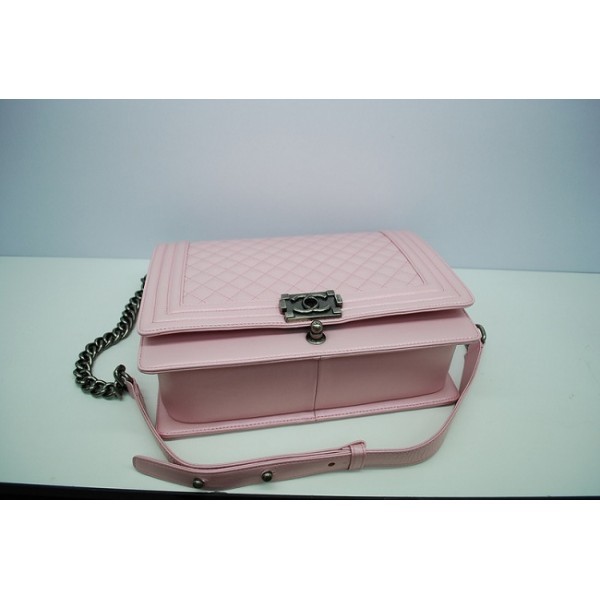 Borse Chanel A67087 Flap Boy In Pelle Di Agnello Rosa Con Shw D