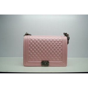 Borse Chanel A67087 Flap Boy In Pelle Di Agnello Rosa Con Shw D