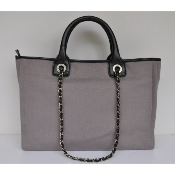 A66941 Borse Chanel Cambon In Tessuto Grigio