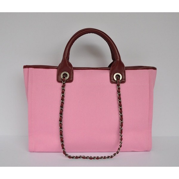 Borse Chanel Cambon A66941 In Tela Rosa