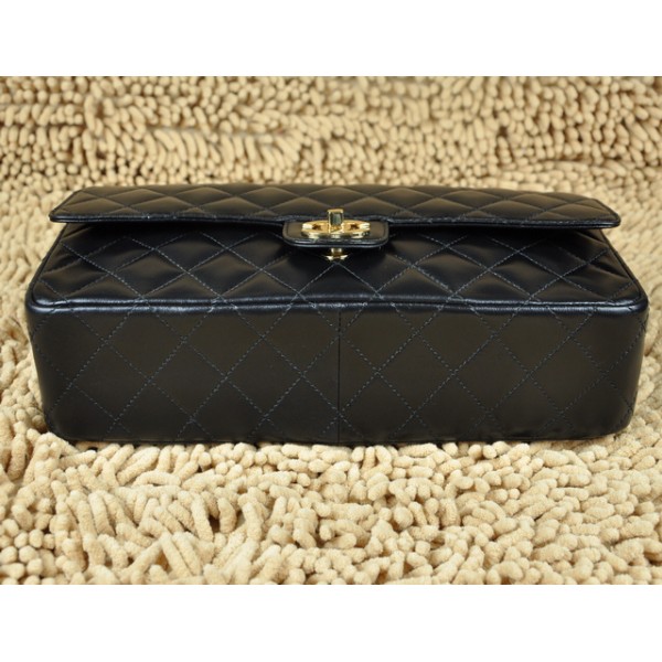 Borse Chanel Flap A01113 In Pelle Di Agnello Nero Con Hardware O