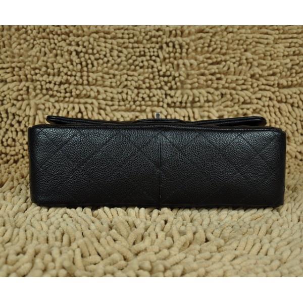 A30227 Chanel Classic Flap Borse Caviar Black Con Hardware In Ar