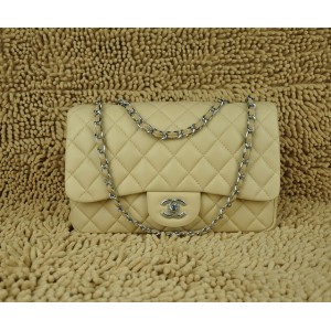 Borse Chanel A28600 Flap Jumbo Agnello Albicocche Con Silver Hw