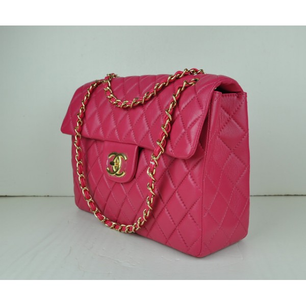 Borse Chanel Flap A46558 In Agnello Rosa Con Oro Hw