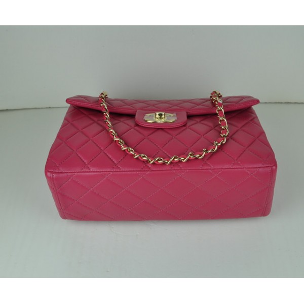 Borse Chanel Flap A46558 In Agnello Rosa Con Oro Hw