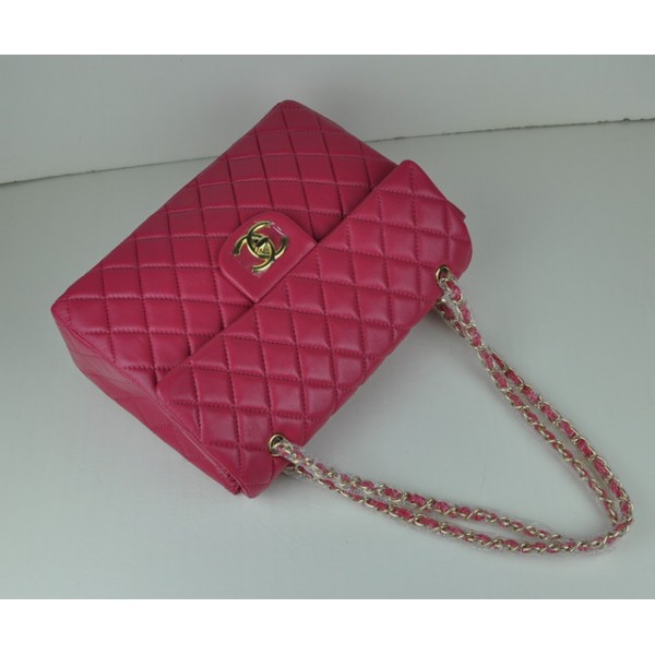 Borse Chanel Flap A46558 In Agnello Rosa Con Oro Hw